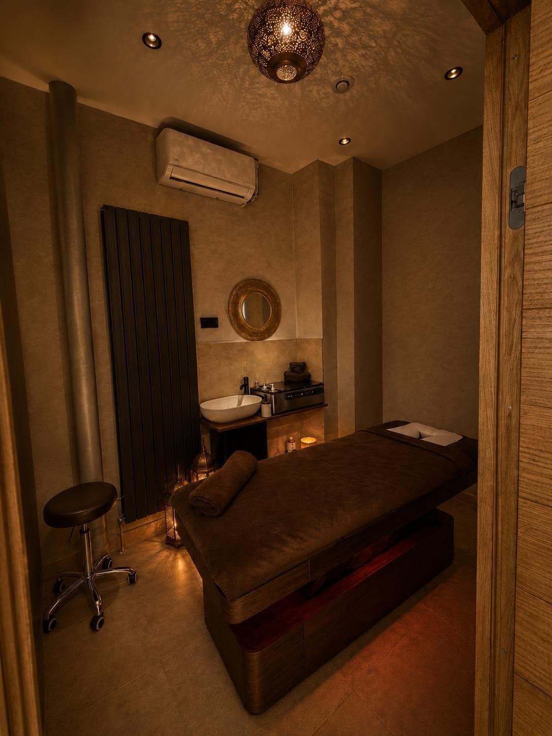 Cabine de soin et de massage du spa